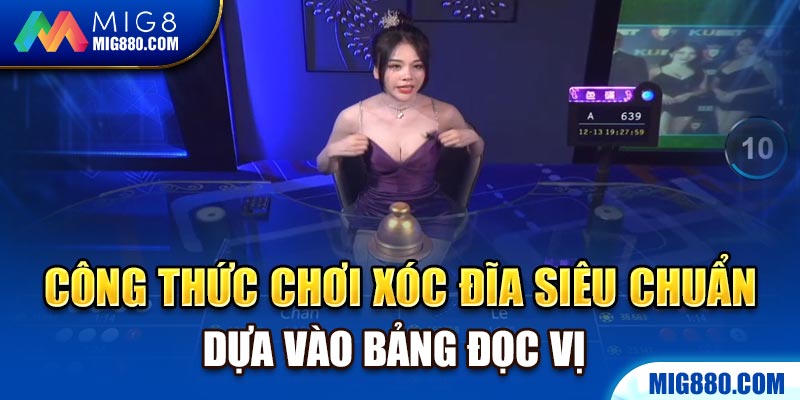 Công thức chơi xóc đĩa siêu chuẩn dựa vào bảng đọc vị